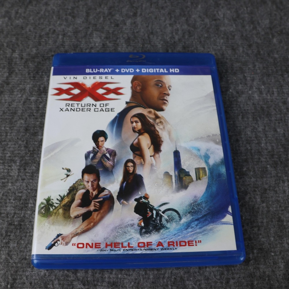 XXx: Return Of Xander‎ Cage Blu-ray DVD Digital HD 2017 Vin Diesel Paramount